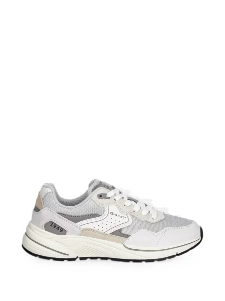 Sneakerși Gant cu șireturi din dantelă gri