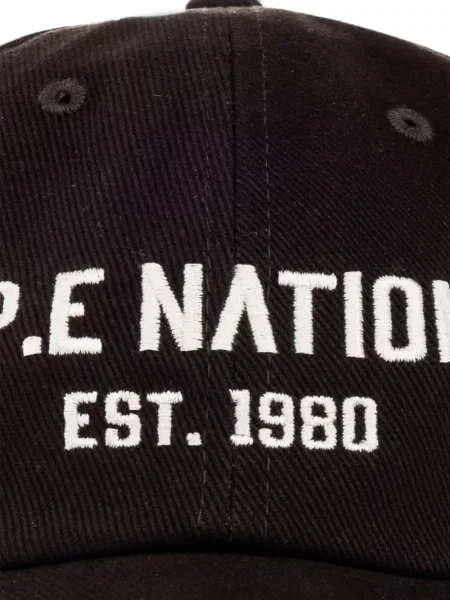 Șapcă P.e Nation cu broderie negru
