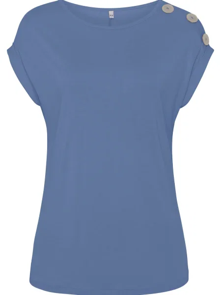 BUFFALO Tricou fumuriu albastru