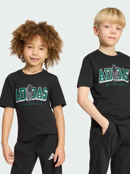 Детская футболка Adidas черная