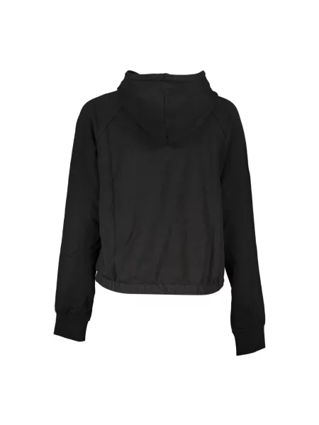 Bluza z kapturem Fila o krotszym kroju czarna