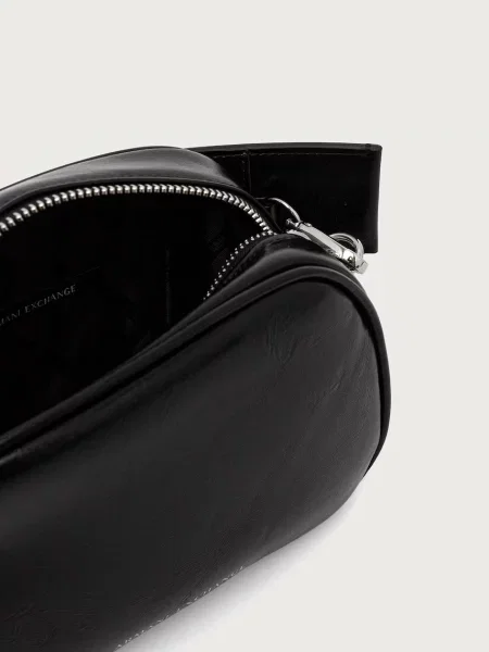 Кожаная сумка через плечо Armani Exchange