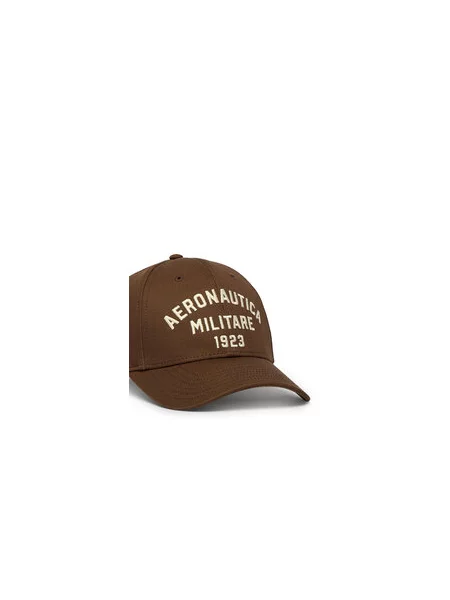 Férfi baseballsapka Aeronautica Militare chestnut brown. Méret: OS barna