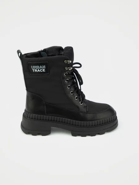 Кожаные ботинки Urban Trace черные