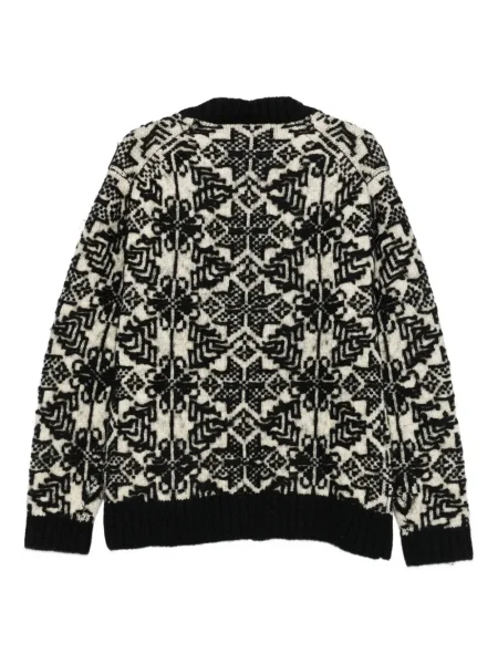 Cardigan Yohji Yamamoto de lână negru