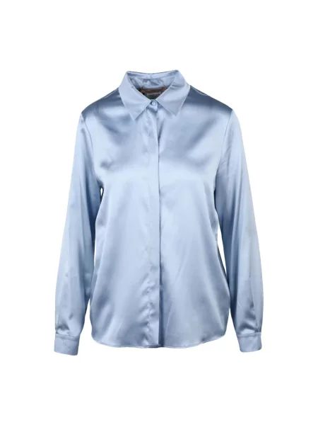 Lniana koszula Pennyblack niebieska