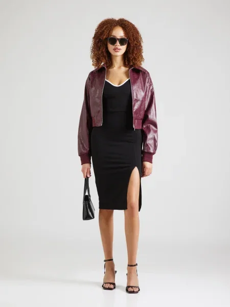 WAL G. Rochie negru alb
