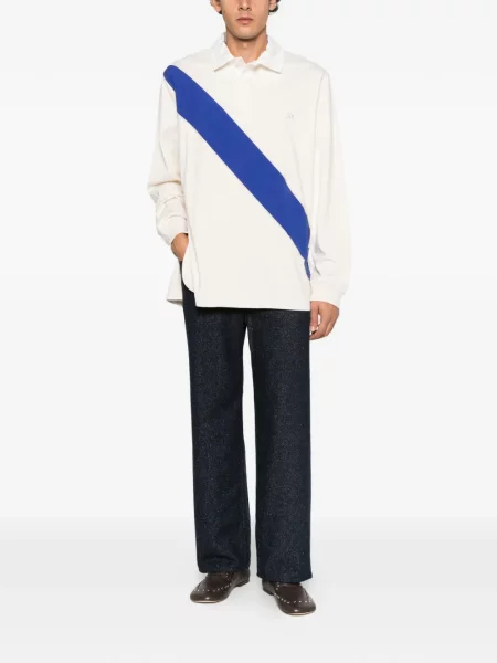 Tricou polo Wales Bonner cu dungi