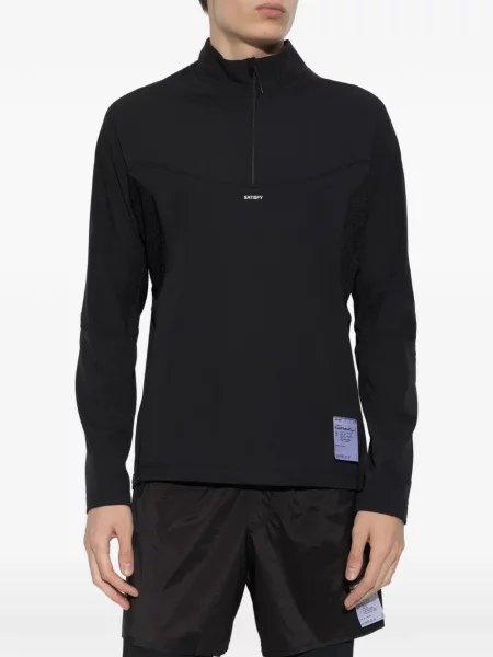 Lung tricou Satisfy negru