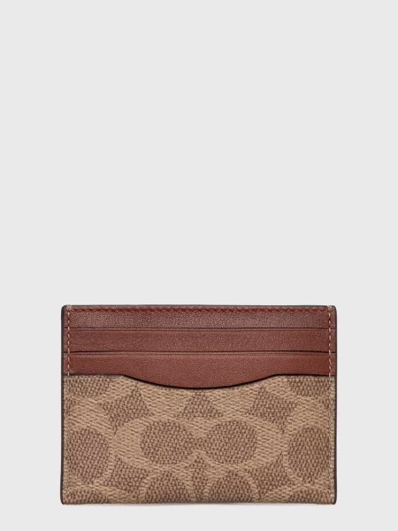 Coach etui za kartice črna