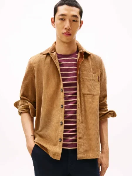 TOMMY HILFIGER Geacă de primăvară-toamnă maro caramel bej
