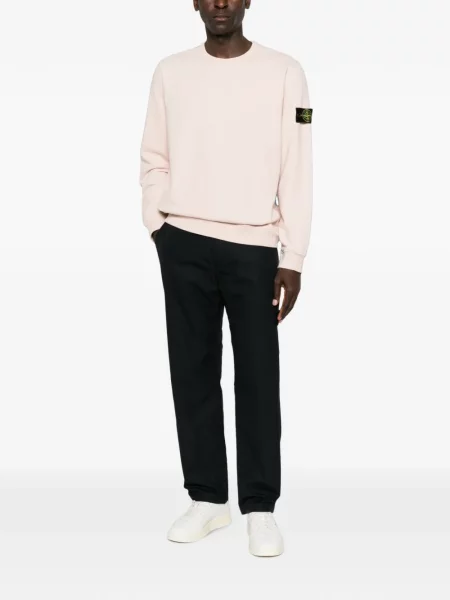 Pulover Stone Island cu strasuri roz
