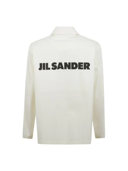 Lekka kurtka Jil Sander z nadrukiem beżowa