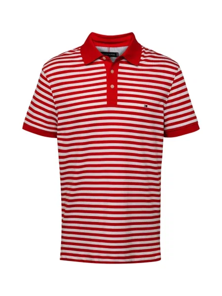TOMMY HILFIGER Tricou CORE roșu alb