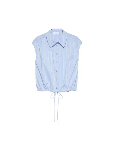 Lniana koszula Alchemist niebieska