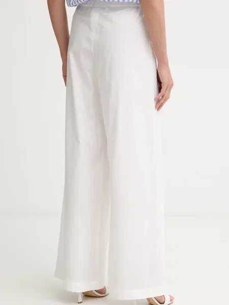 Palazzo nadrág Weekend Max Mara fehér