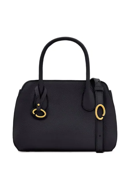 Geanta de piele Oscar De La Renta din piele negru