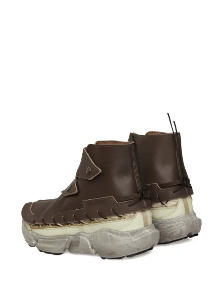 Sneakerși Salomon din piele maro