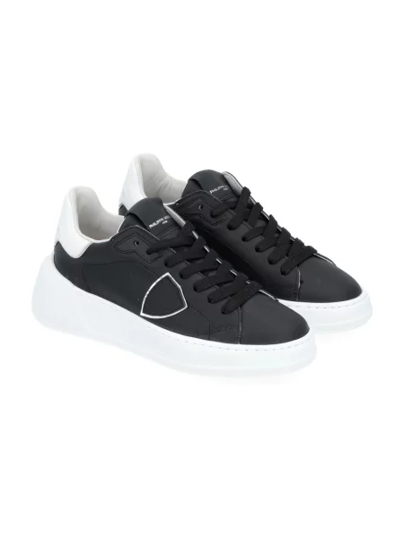 Buty do tenisa Philippe Model skórzane do tenisa czarne