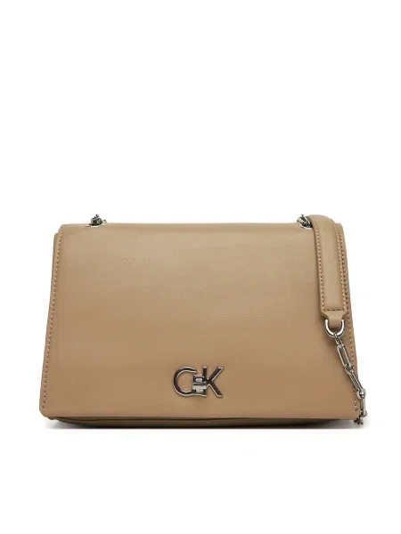 Чанта Calvin Klein бежово