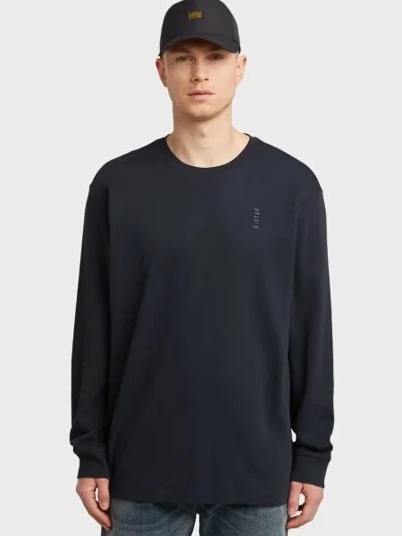 Лонгслів G-star Raw синій