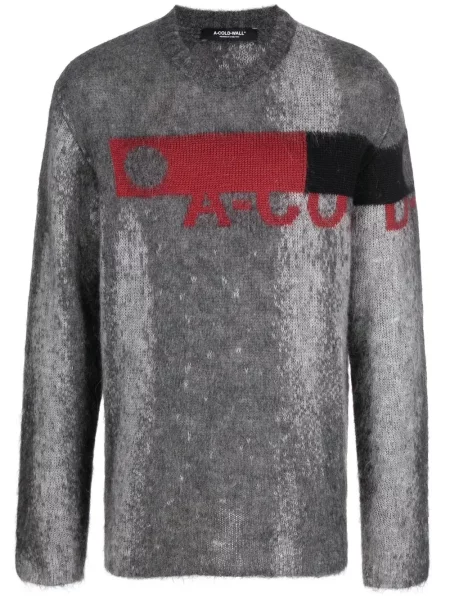 Pulover A-cold-wall* din jacard gri