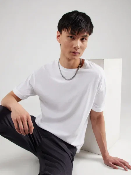 DRYKORN Tricou THILO' alb