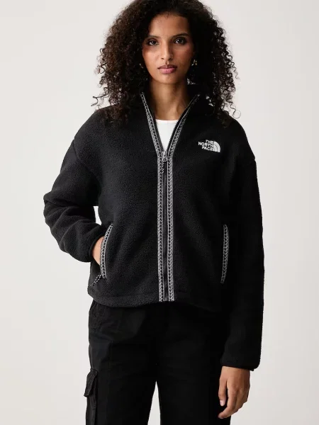 The North Face hanorac din polar pentru femei Fleeski Fz Jacket negru