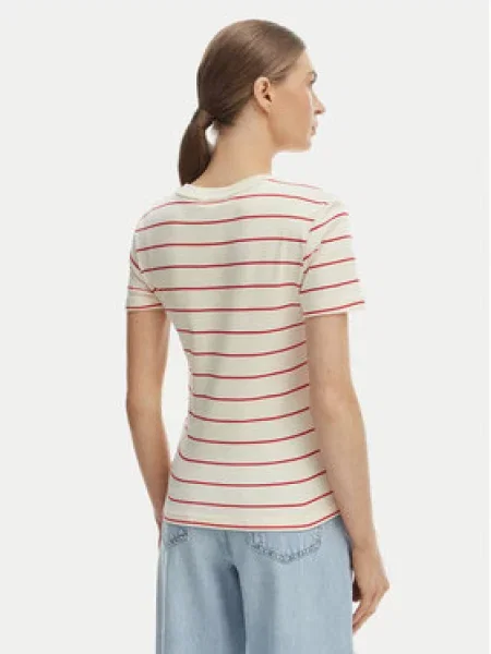 TOMMY HILFIGER Tričko CODY červená biela