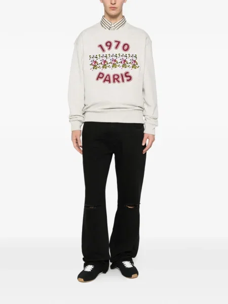 Hanorac crewneck Kenzo gri