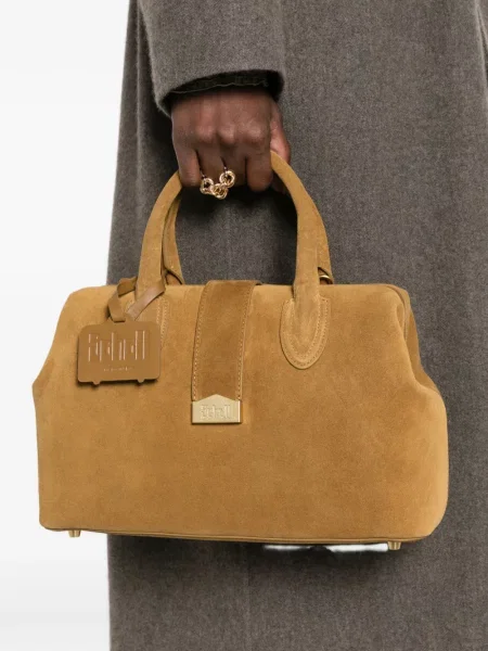 Geantă shopper Schell din piele de căprioară