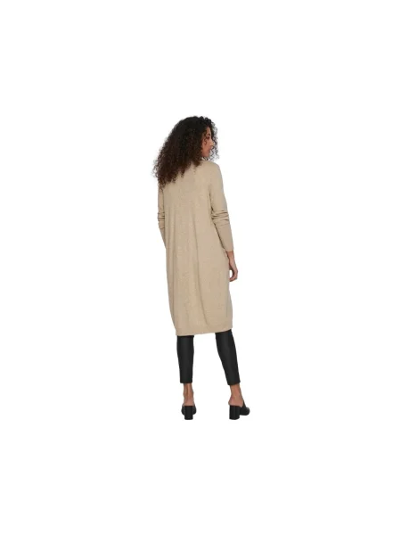 Cardigan Vila lung melange bej