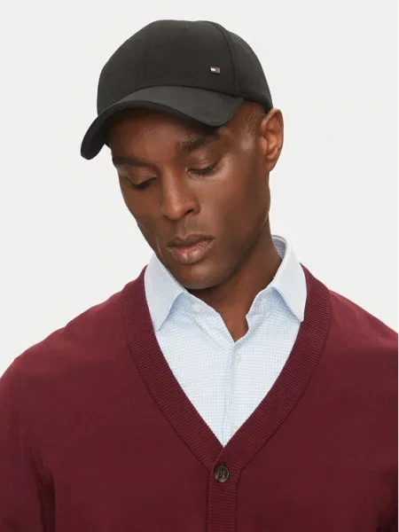 Kapa s šiltom Tommy Hilfiger črna