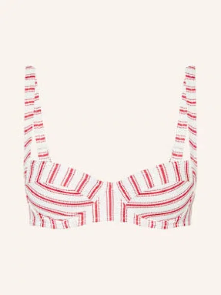 Watercult Góra Od Bikini Z Fiszbinami Seaside Splash rot biały