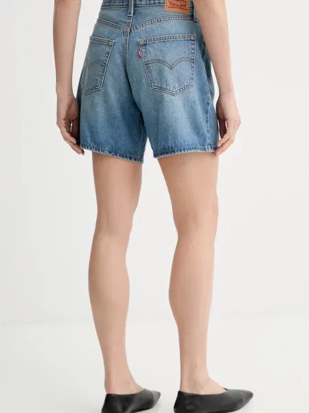 Levi's szorty jeansowe 94 BAGGY SHORT niebieskie