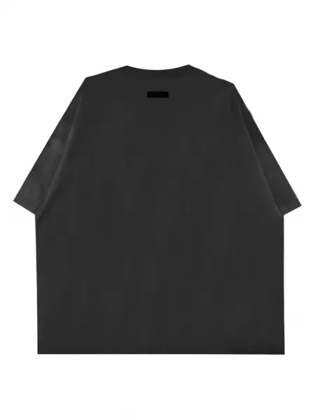 Тениска Fear Of God Essentials с апликация черно