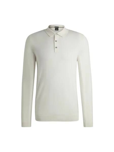 Sweter Hugo wełniany biały