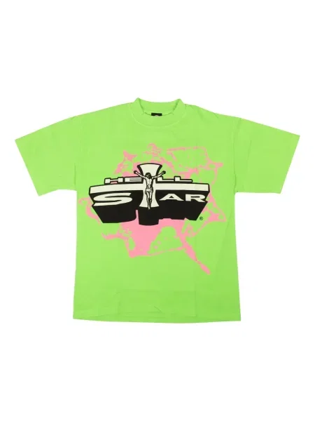 Tricou Hellstar cu imagine verde