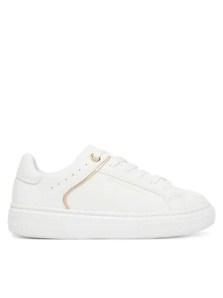 Сникърси Tommy Hilfiger Low Cut Lace Up Sneaker D бял