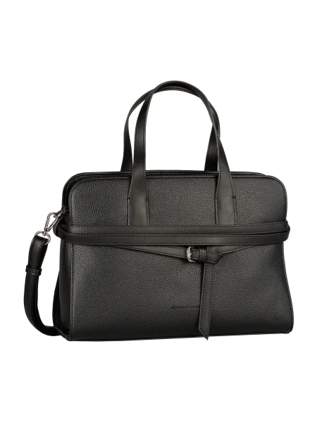 TOM TAILOR Geantă laptop Freya' negru