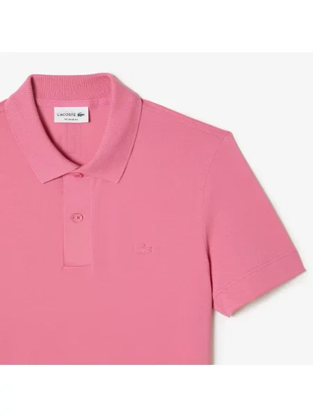 Lacoste Koszulka Polo O Regularnym Kroju Z Oddychającej Bawełny Piqué różowa