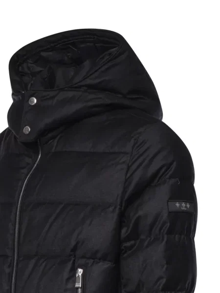 Geacă cu puf Tatras cu glugă negru