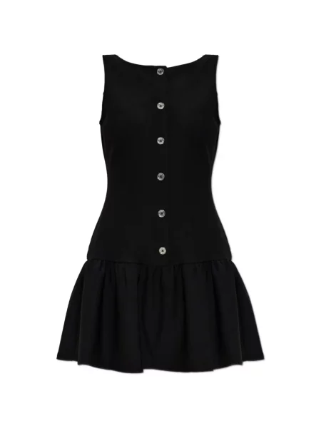 Matlasat top Michael Michael Kors cu volane cu cordon verde