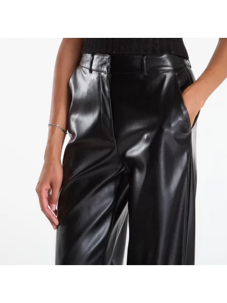 Панталони GUESS Zanita Perefct Pants Pu Jet Black M черно