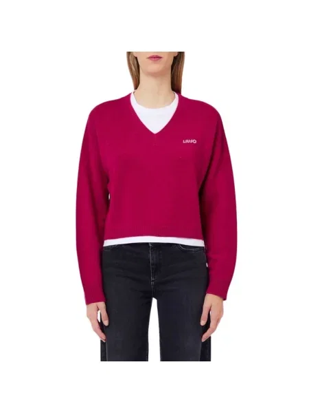 Sweter Liu Jo wełniany czerwony