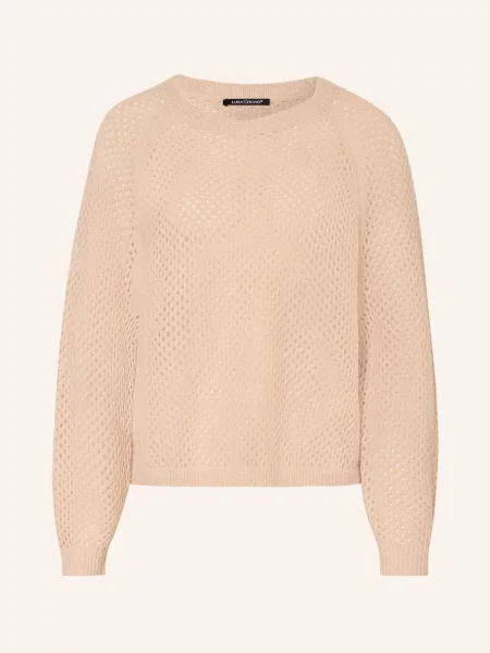 Luisa Cerano Sweter Z Błyszczącą Przędzą rosa