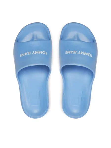 Шлепанцы Tommy Jeans чанки синие