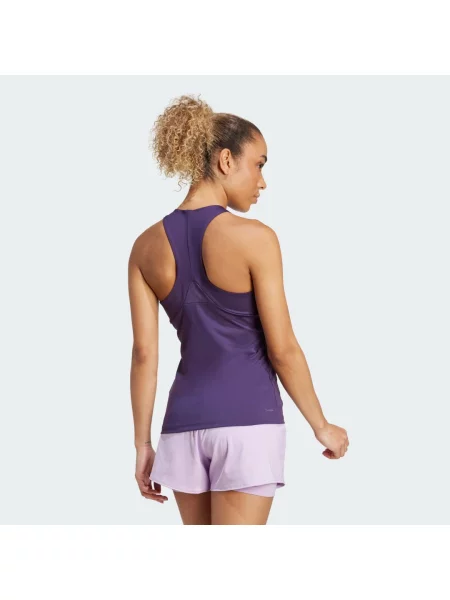 Adidas Tílko Climacool Y-Tank tmavě fialová