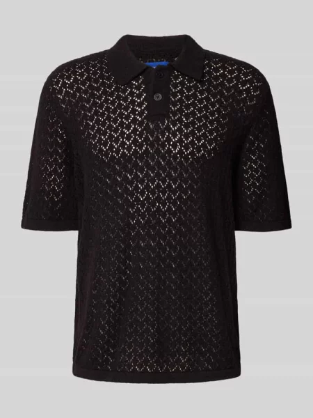 Koszula casualowa z listwą guzikową model ‘HYDRA’ Jack & Jones czarna