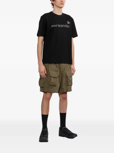 Tricou And Wander cu autograf negru